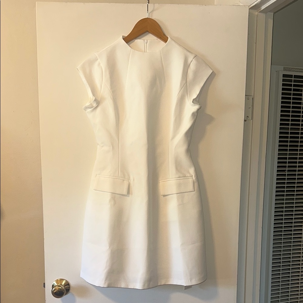 Classy Formal Mini White Dress